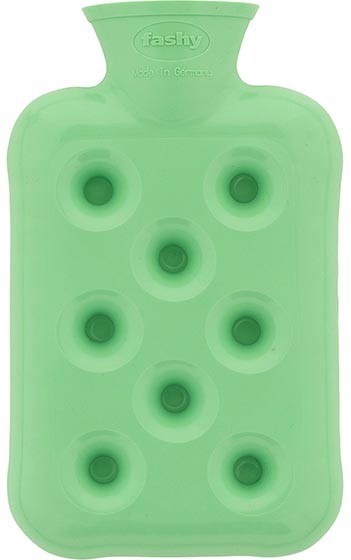 kleine Wärmflasche 0,5 Liter grün
