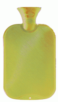 Wärmflasche 2.0l Halblamelle gelb 6442