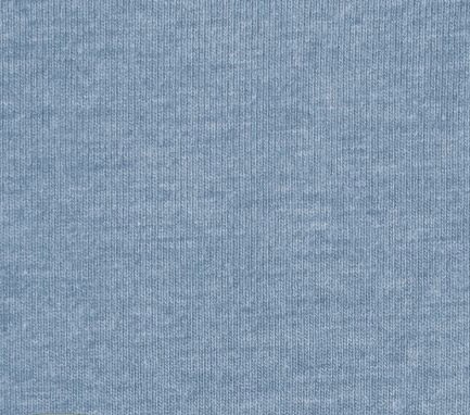 Bezug für das my7 - Seitenschläferkissen, Melange blau-grau (154) BAMBOO COLLECTION