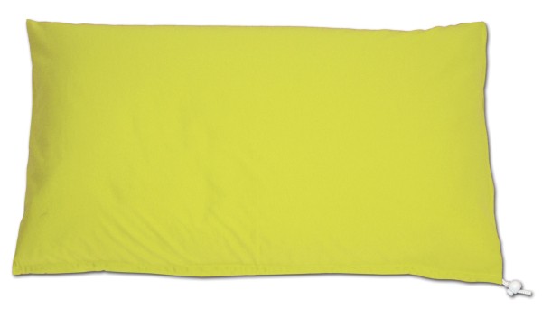Kissenbezug gelb mit Reißverschluss